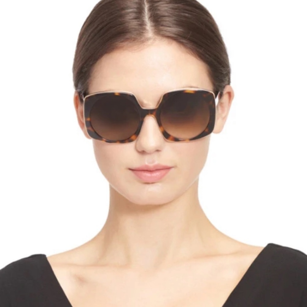 Alice + Olivia Canton Square Sunglasses - Picture 2 of 12
